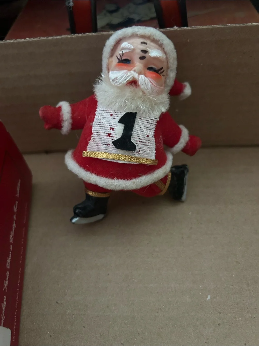 2 vintage Christmas items